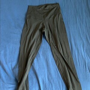 Aerie Dark Olive High-Rise Leggings